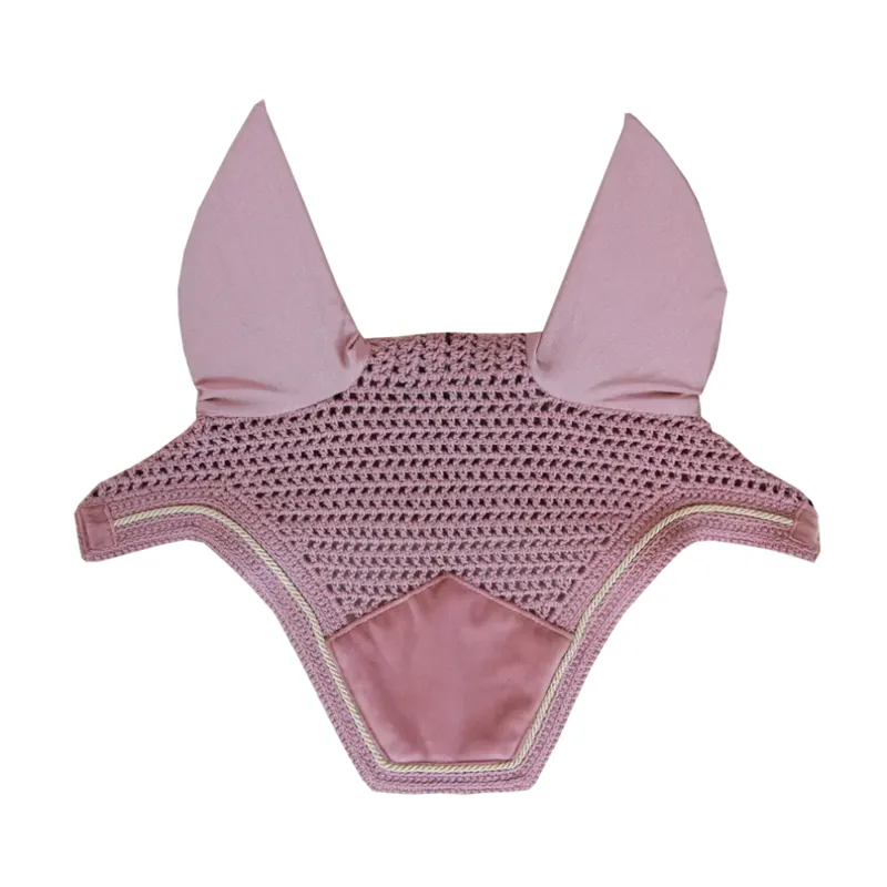 Kentucky Wellington Velvet Fly Veil Old Rose
